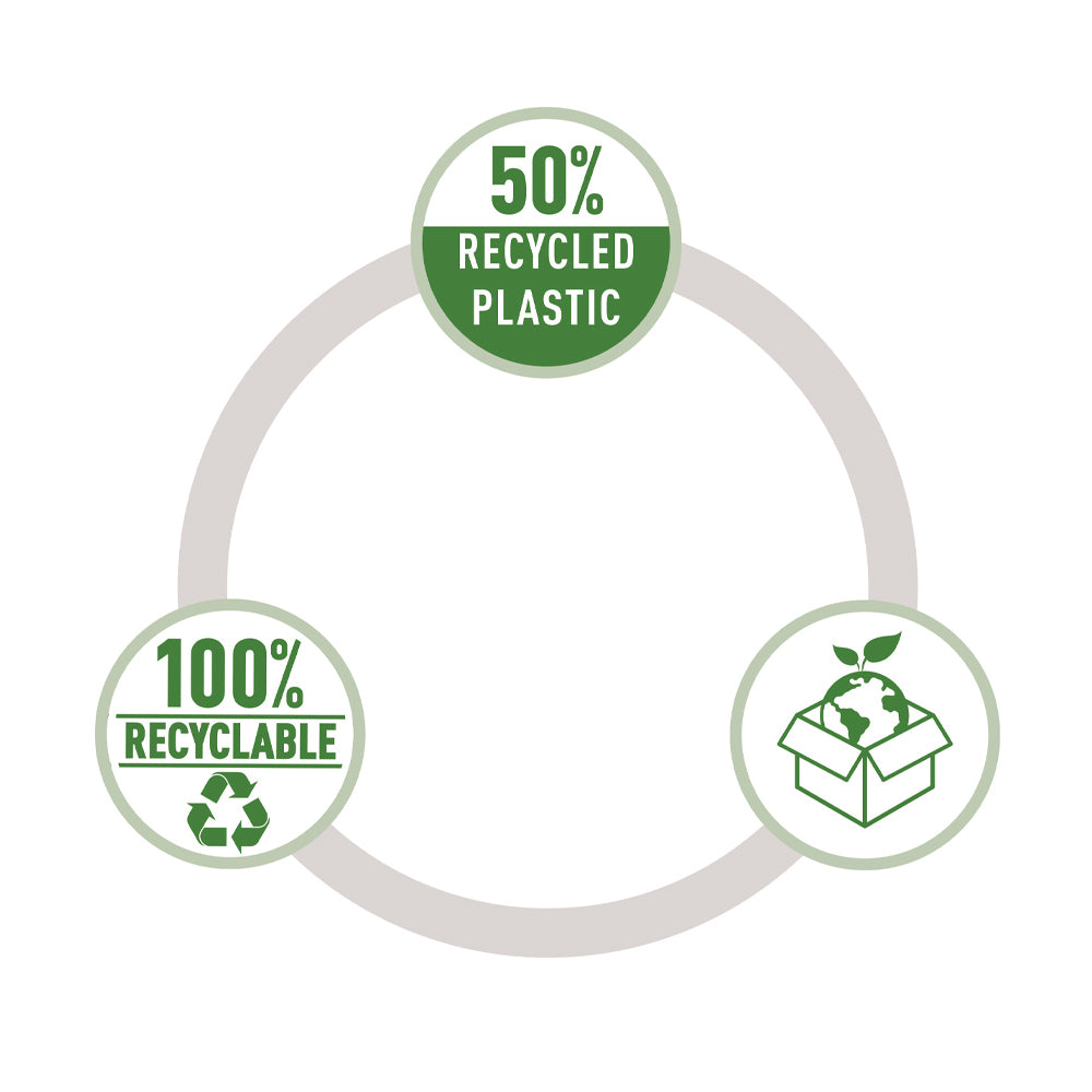 Furador 10 Folhas Leitz Recycle Verde