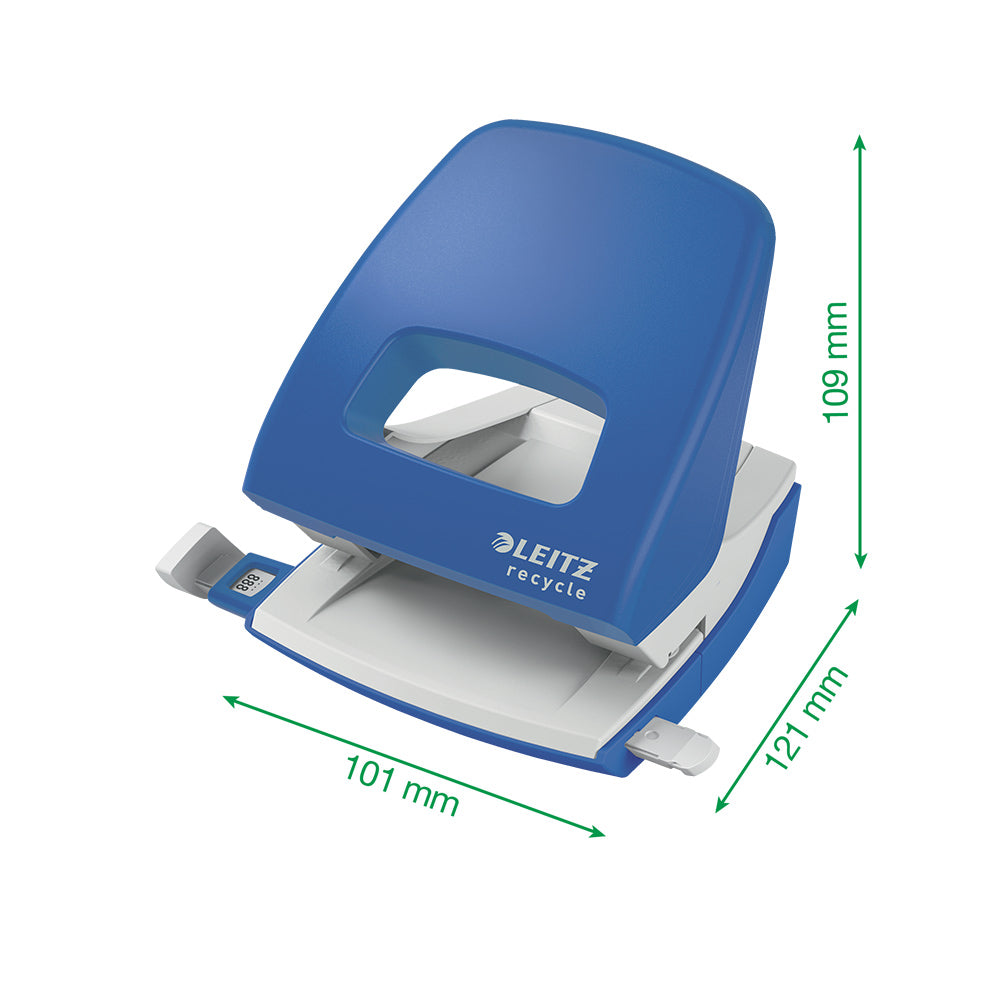 Furador 30 Folhas Leitz Recycle Azul