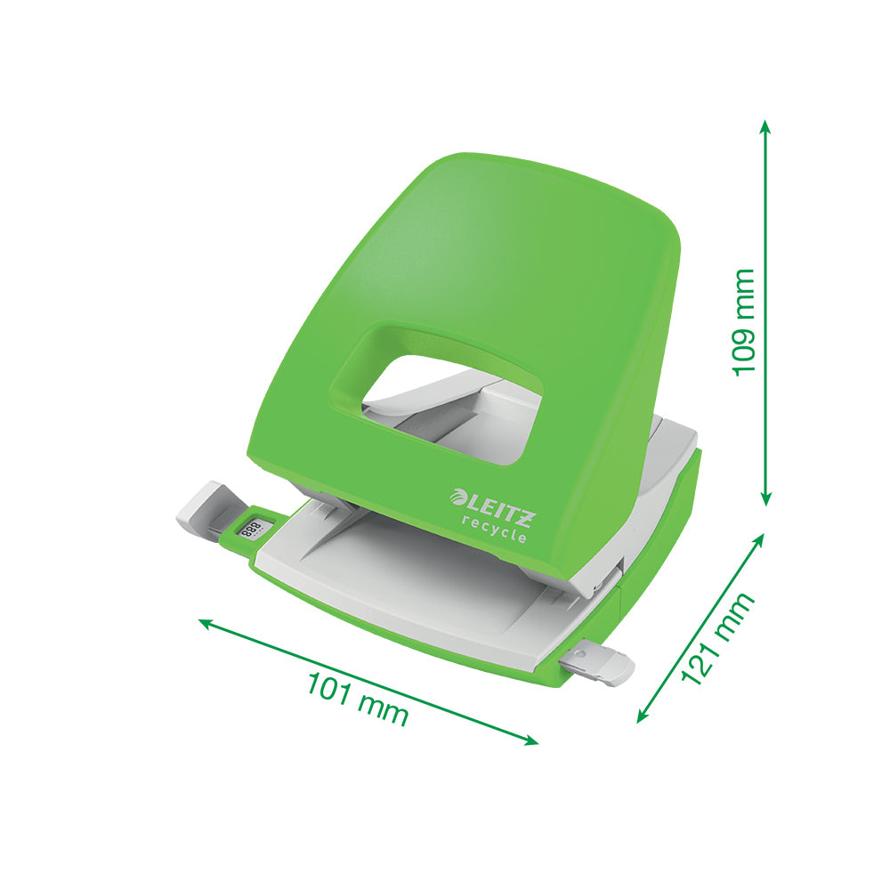 Furador 30 Folhas Leitz Recycle Verde