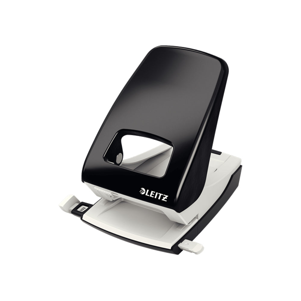 Furador 40 Folhas Leitz 5138 4mm c/Regua Preto