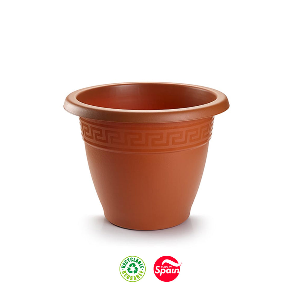 Vaso Redondo 25cm Terracota