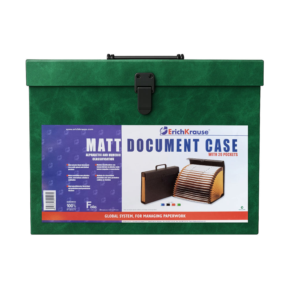 Mala Porta Documentos Cartão c/Divisórias A-Z/1-31 Sortido