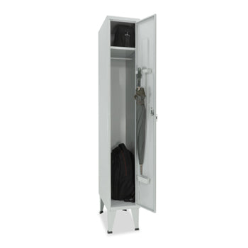 Cacifos Metálicos Simples 1 Cacifo 300x500x1700mm Cinza
