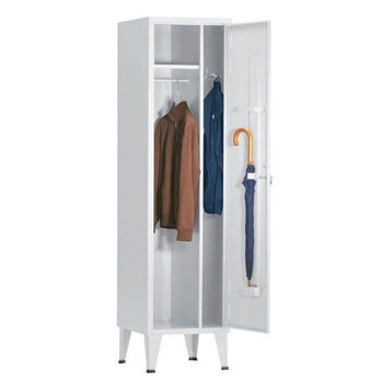 Cacifos Metálicos P/Indústria 1 Cacifo 450x500x1900mm Cinza