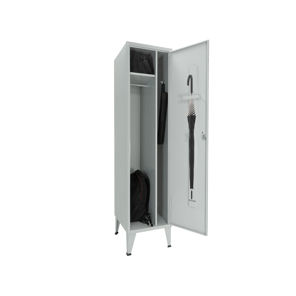 Cacifos Metálicos P/Indústria 1 Cacifo 450x500x1900mm Cinza