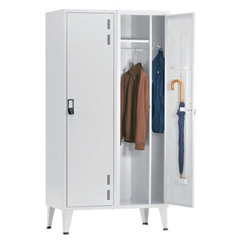 Cacifos Metálicos P/Indústria 2 Cacifos 900x500x1900mm Cinza