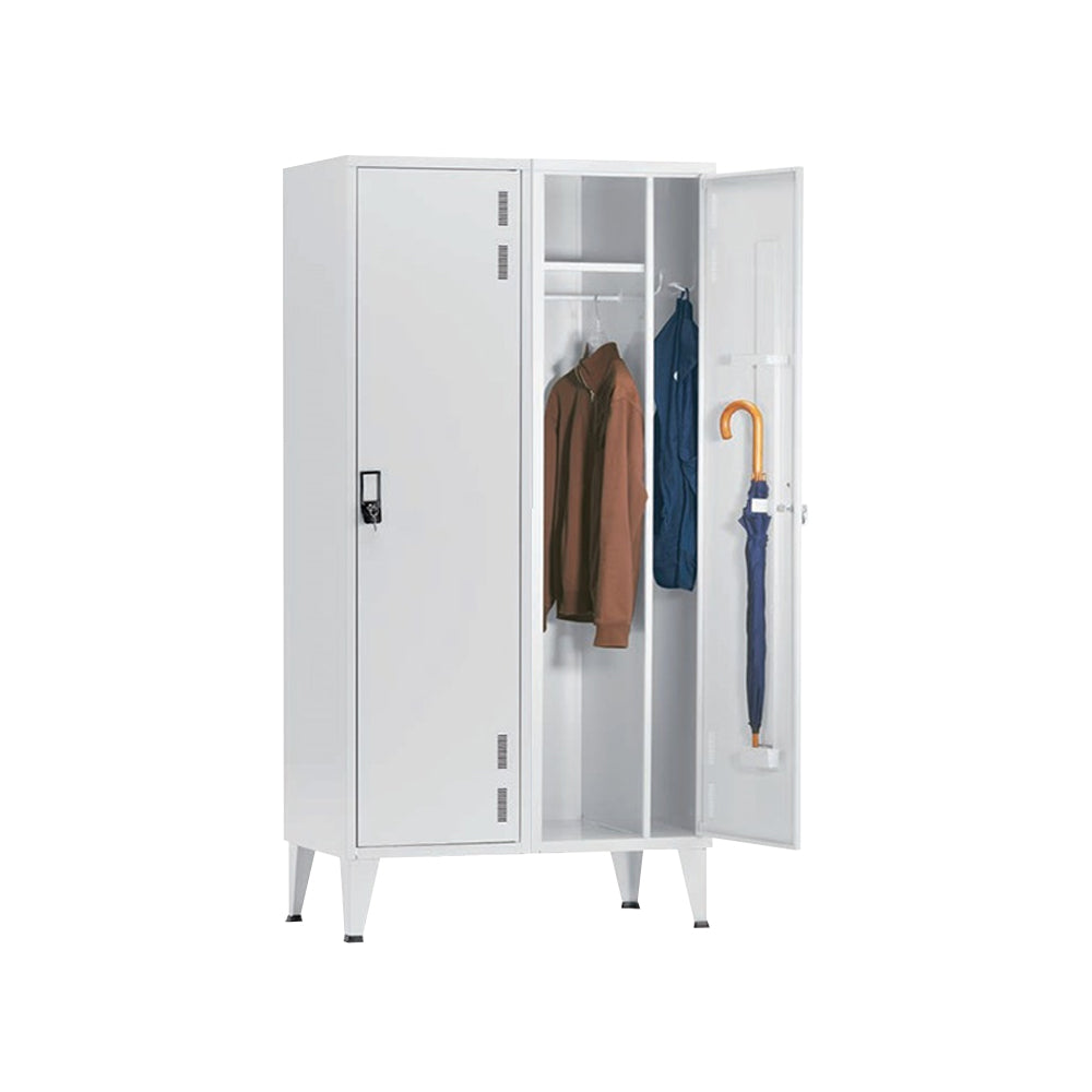 Cacifos Metálicos P/Indústria 2 Cacifos 900x500x1900mm Cinza