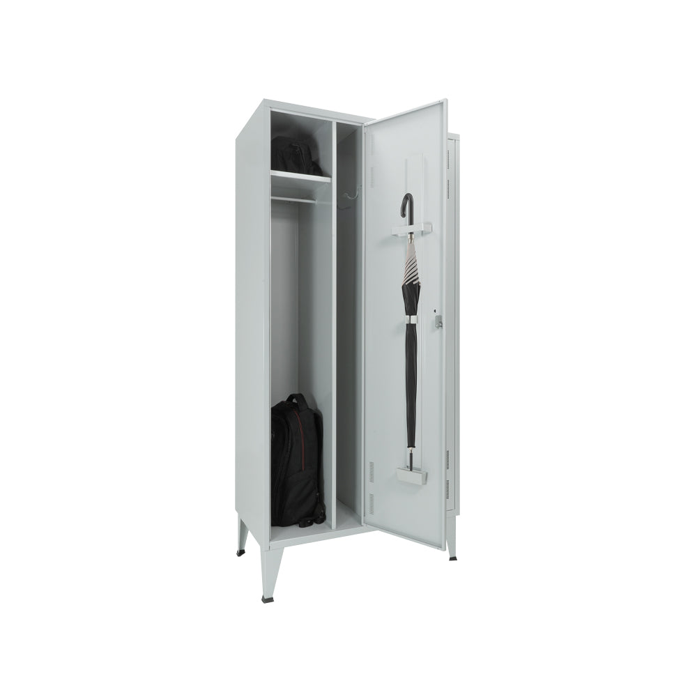 Cacifos Metálicos P/Indústria 2 Cacifos 900x500x1900mm Cinza