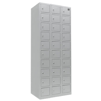 Cacifos Metálicos 30 Cacifos 600x420x1650mm Cinza