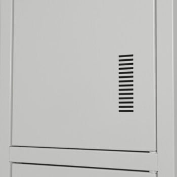 Cacifos Metálicos Duplo 4 Cacifos 600x500x1900mm Cinza