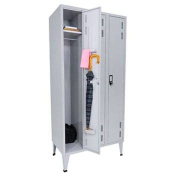 Cacifos Metálicos Triplo 3 Cacifos 900x500x1900mm Cinza