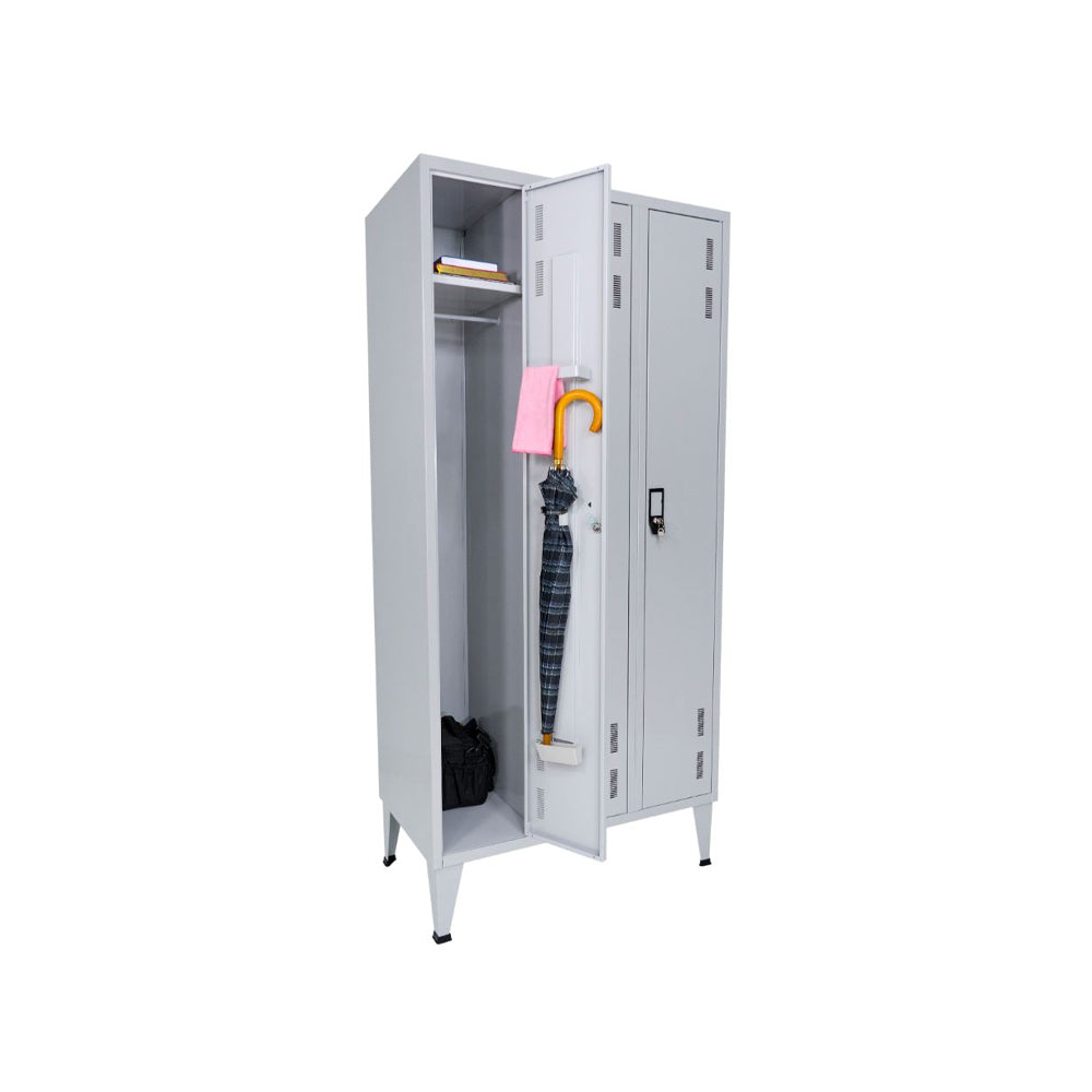 Cacifos Metálicos Triplo 3 Cacifos 900x500x1900mm Cinza