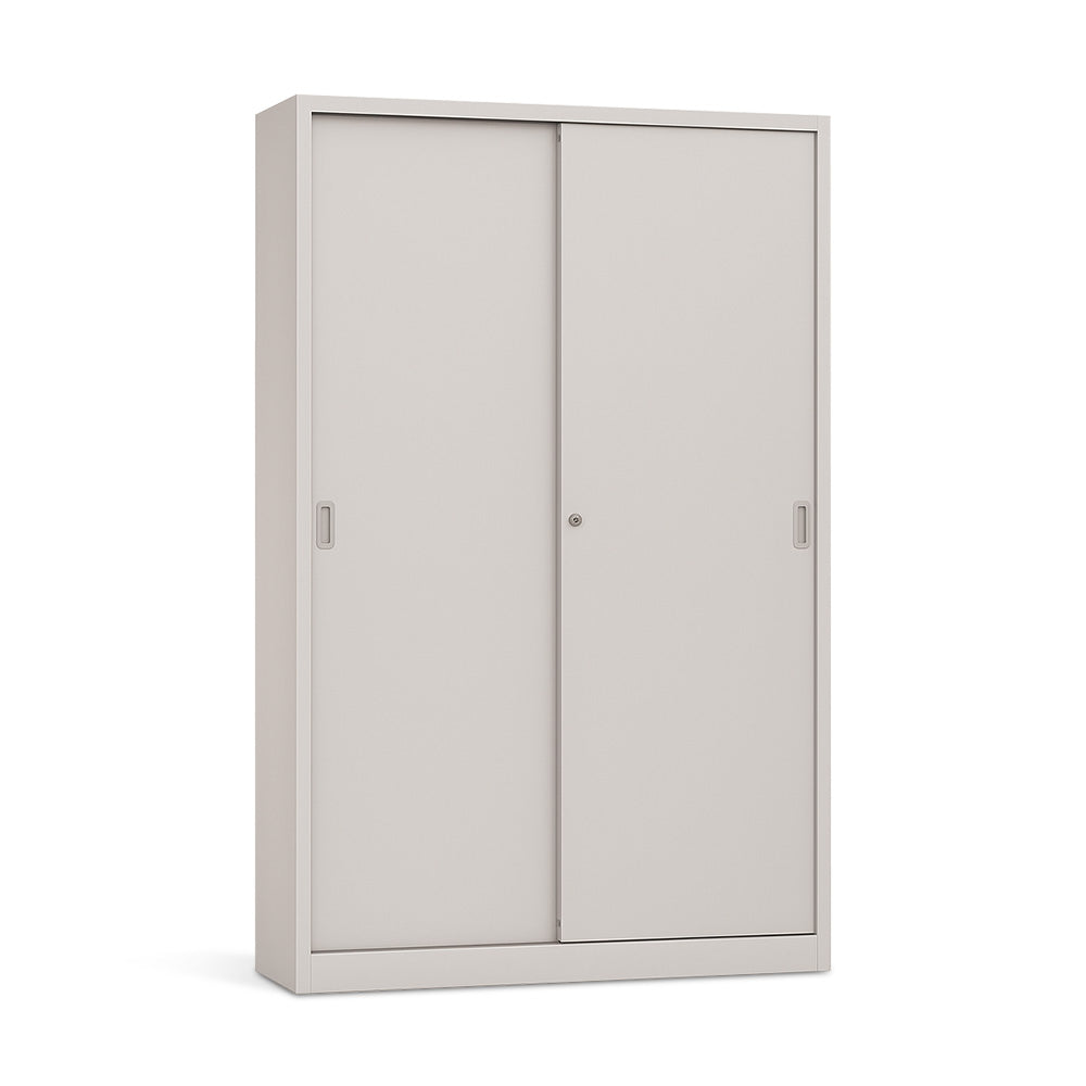 Armário Portas Correr 3 Prateleiras 1200x420x1540 Branco