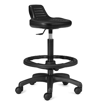 Banco Estirador com Rodas 500 Preto