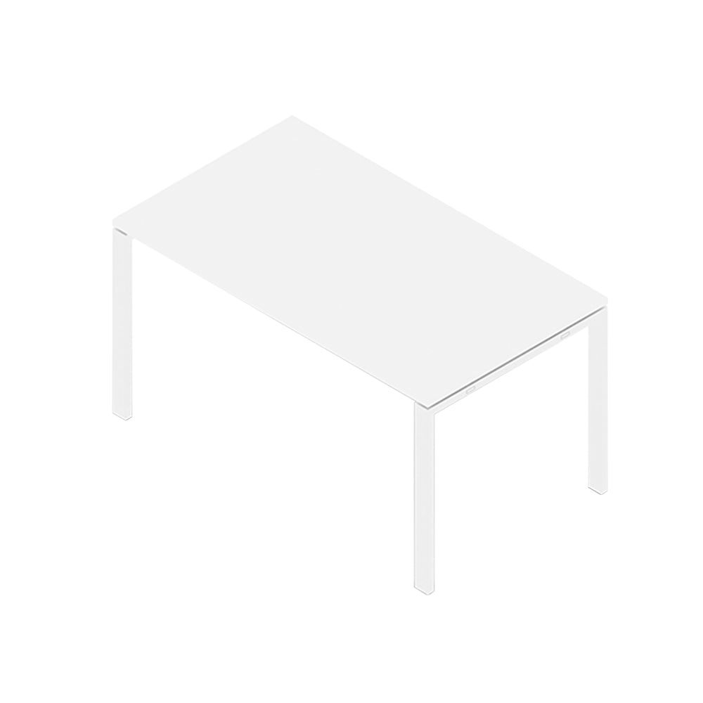 Secretária Metal Plano N 1200x600x750 Branco