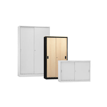 Armario Portas Correr 1 Prateleira 800x420x800 Cinza