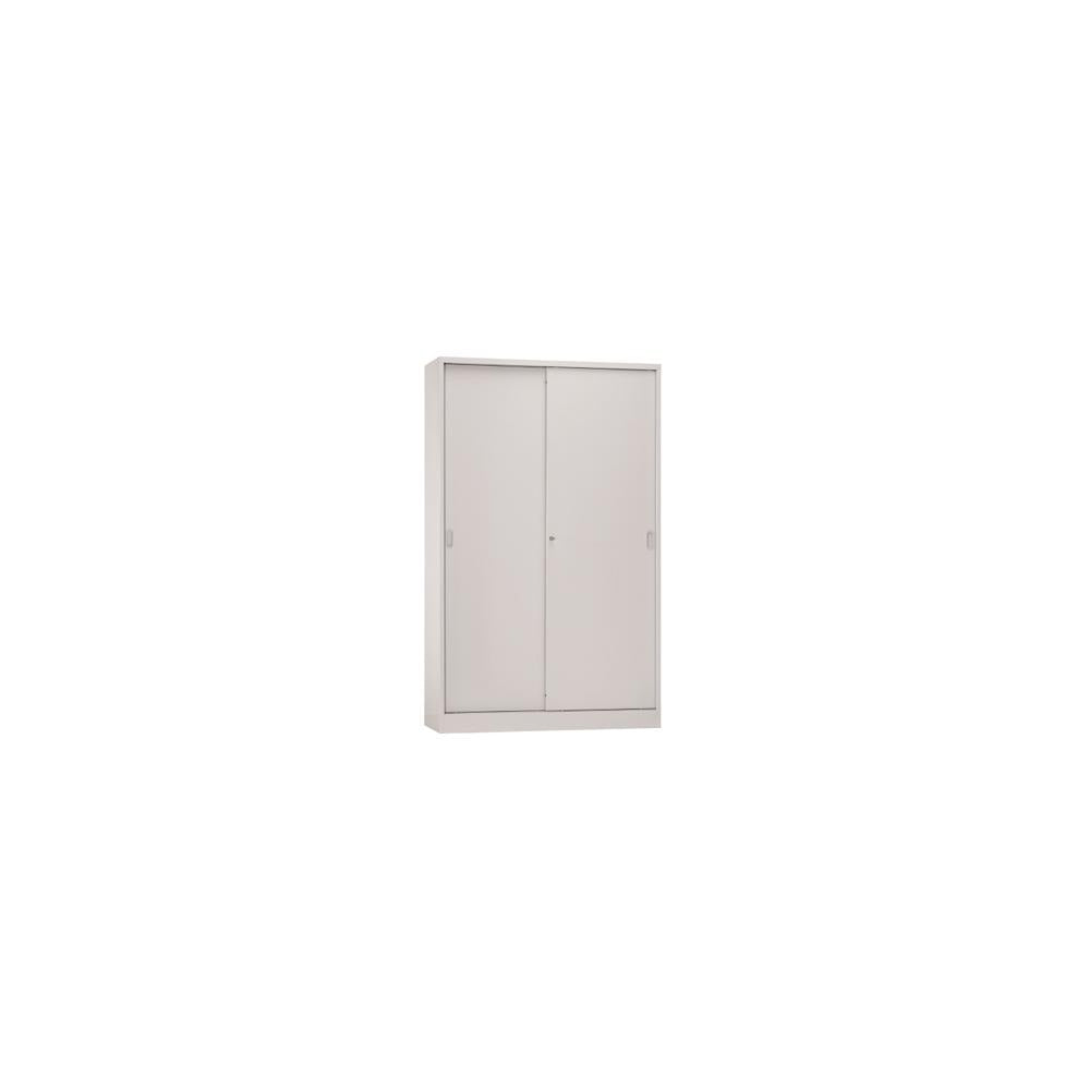 Armario Portas Correr 4 Prateleiras 1000x420x1950 Cinza