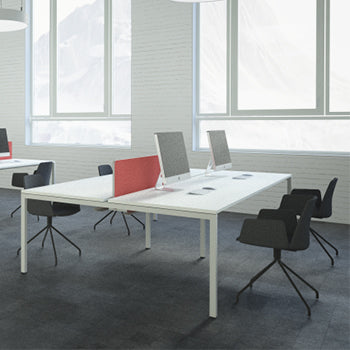 Secretária Metal Minima 1200x800x750 Branco