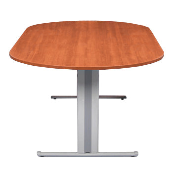 Mesa Reuniões Oval Linha Medusa 2400x1200x750