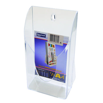 Expositor Porta Folhetos Acrilico 10x21.2cm 1 gaveta