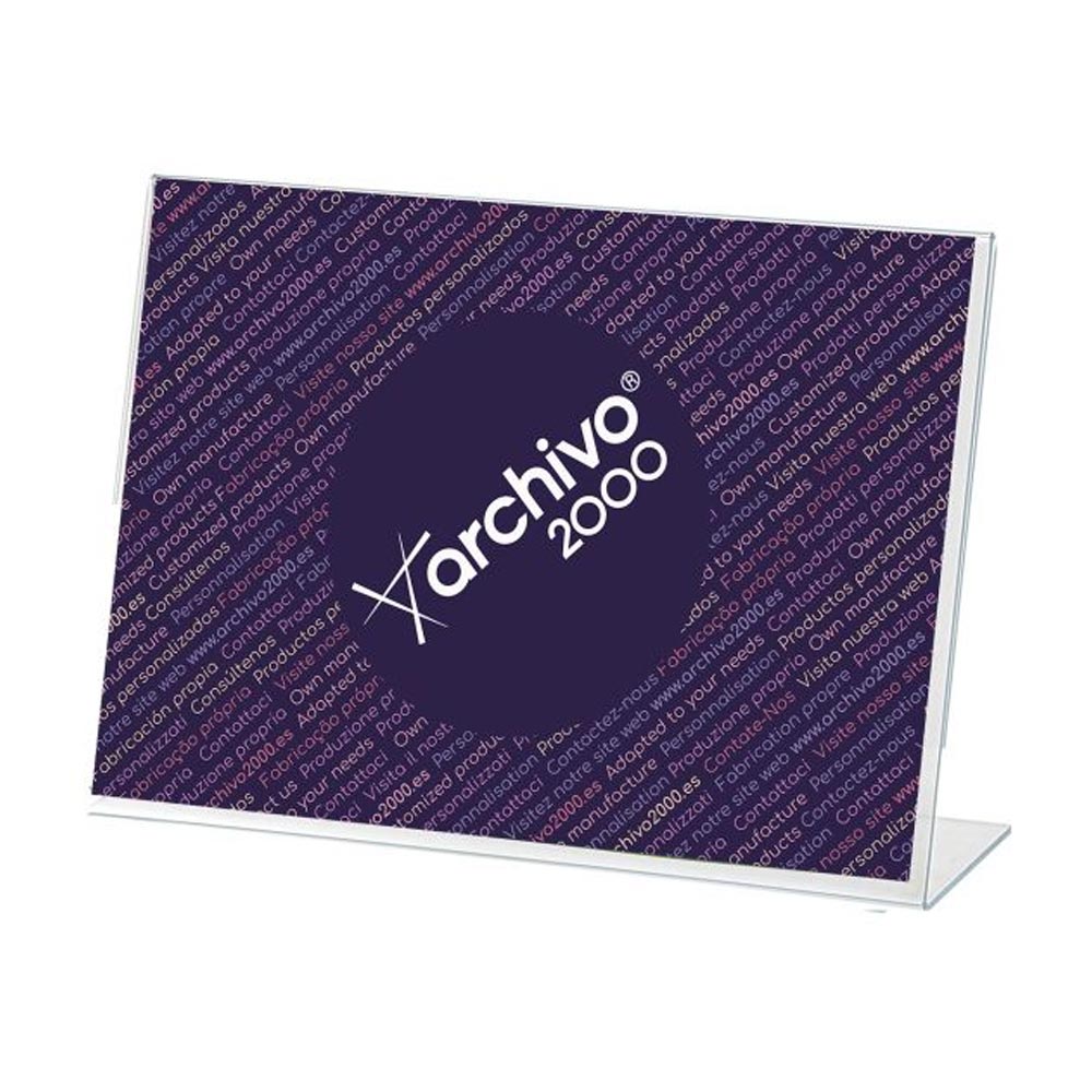 Expositor Porta Folhetos A3 em L Horizontal