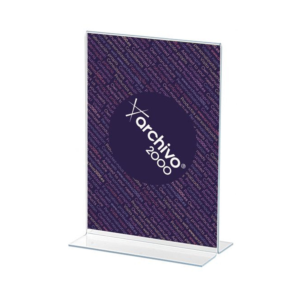 Expositor Mesa 065x150x215mm A5 em T Vertical