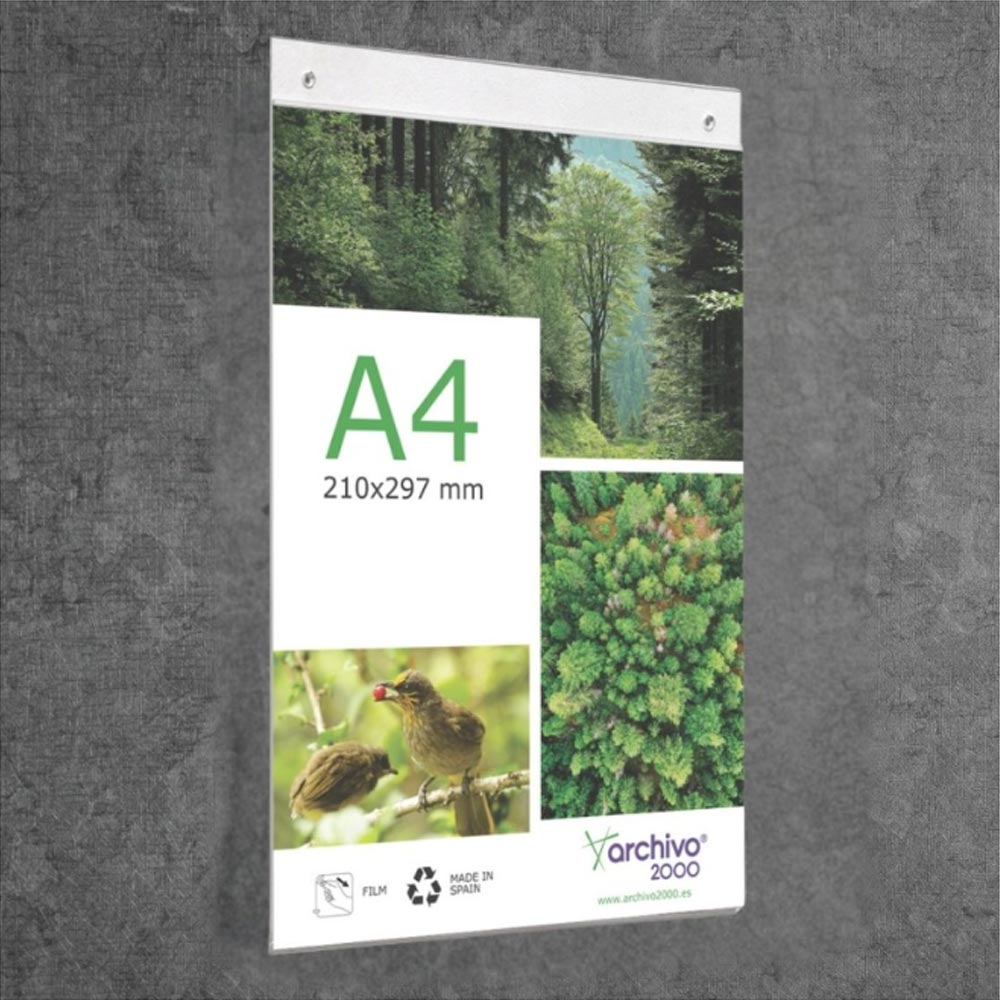 Expositor Parede 210x320mm A4 Vertical