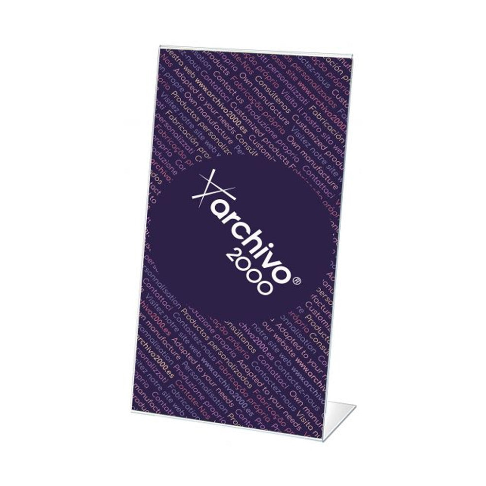 Expositor Mesa 060x100x210mm 1/3 A4 em L Vertical
