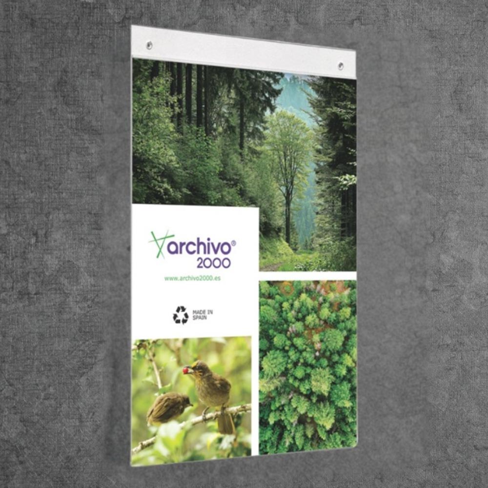 Expositor Parede 300x445x2mm A3 Vertical