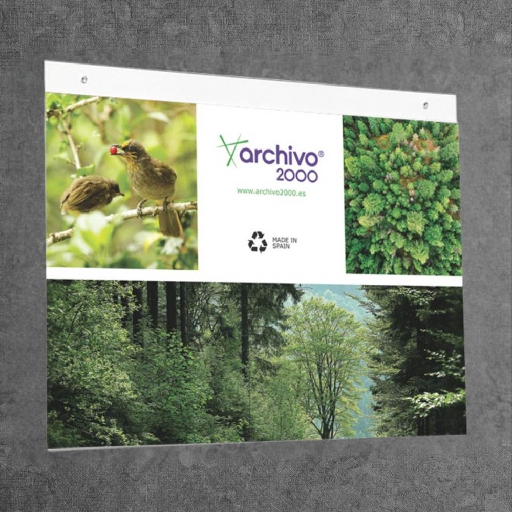 Expositor Parede 300x235mm A4 Horizontal