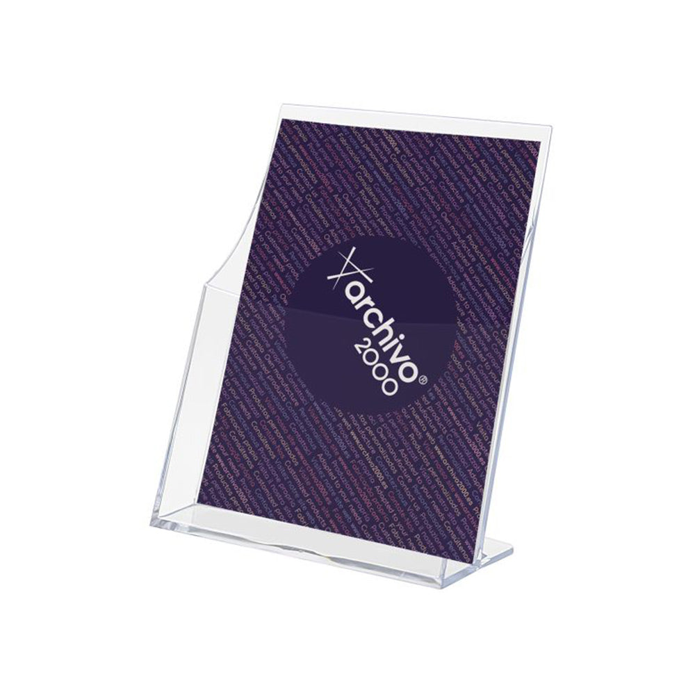 Expositor Suporte Porta Folhetos Acrilico A5 Vertical