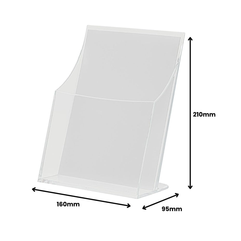 Expositor Mesa 095x160x210mm A5 Vertical