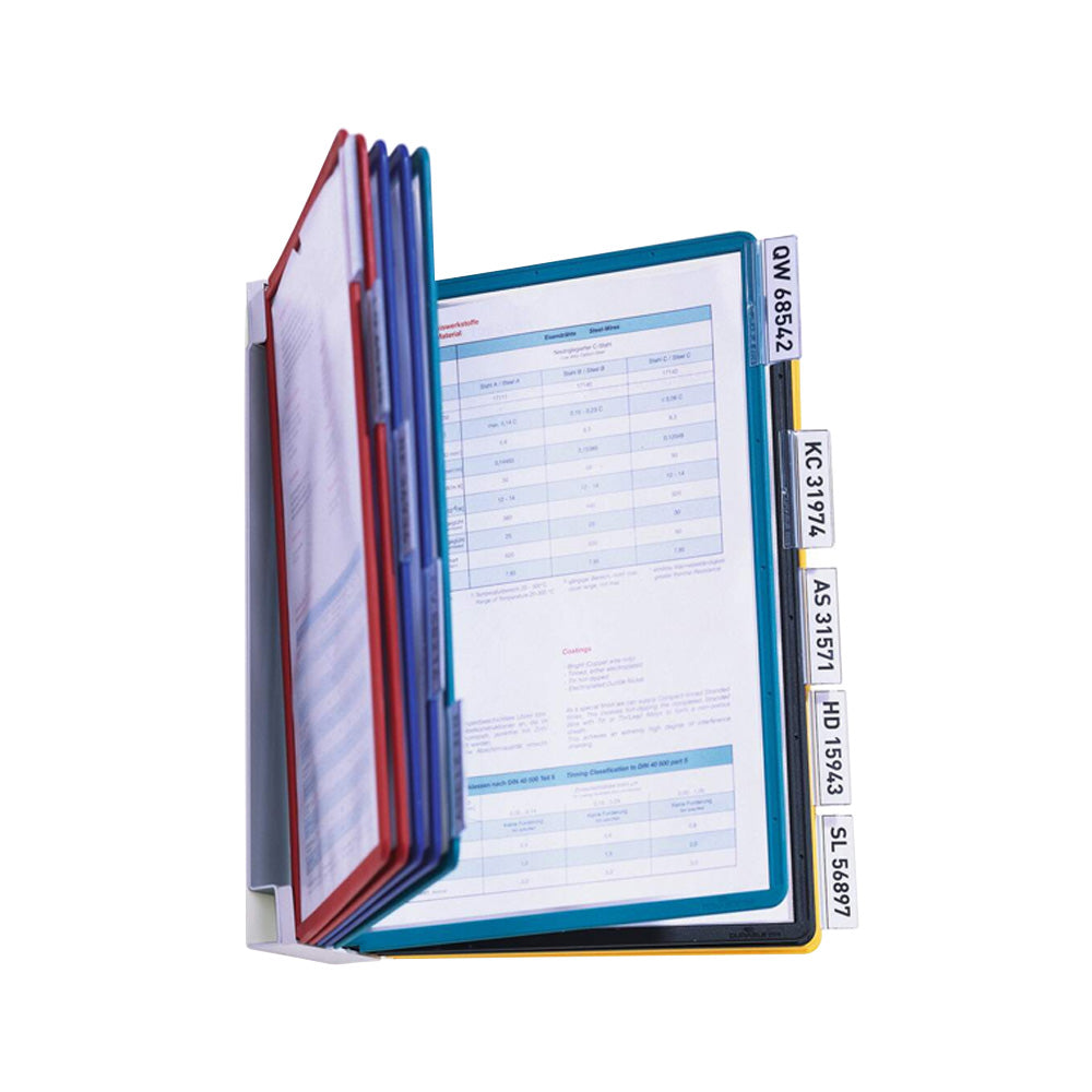 Expositor Suporte Parede 10 Bolsas Durable VarioWALL Sortido