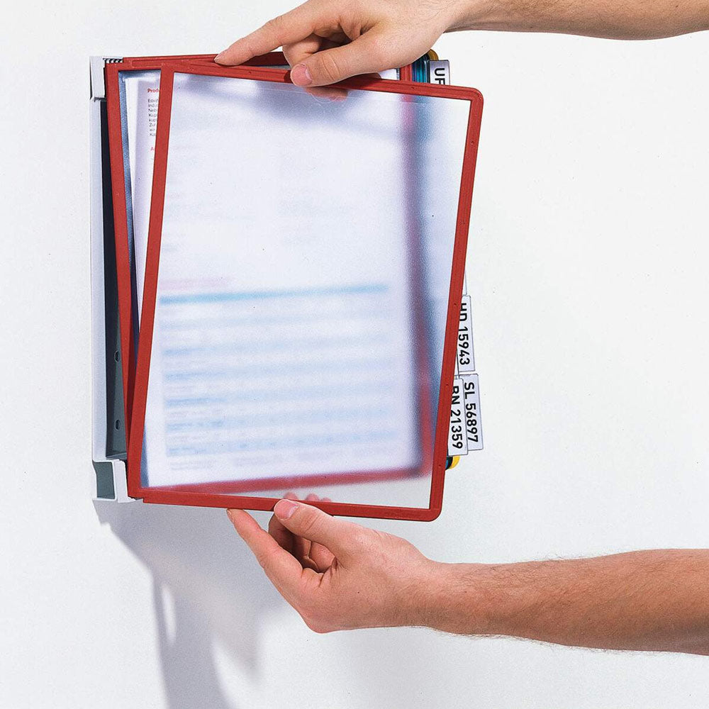 Expositor Suporte Parede 10 Bolsas Durable VarioWALL Sortido