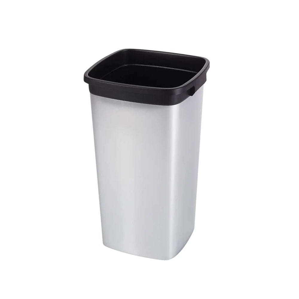 Contentor 60L Quadrado Cinza Cube