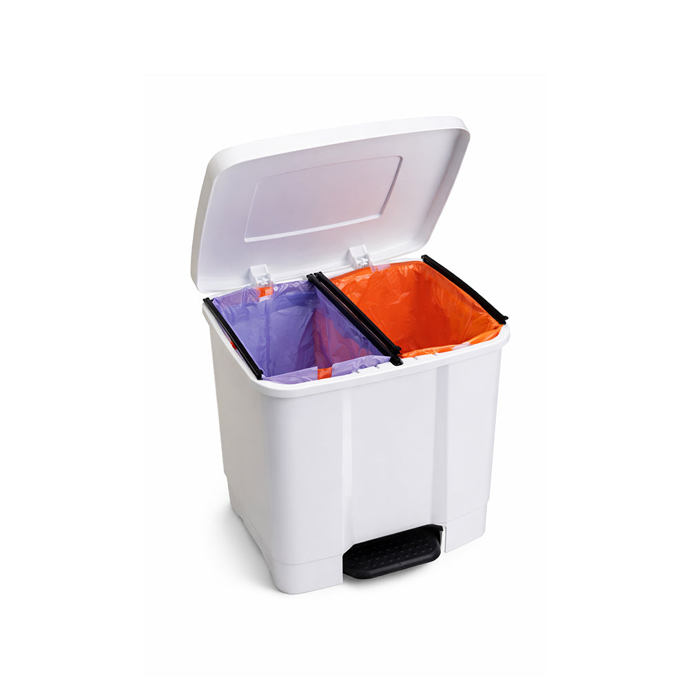 Contentor 35L Branco com Pedal