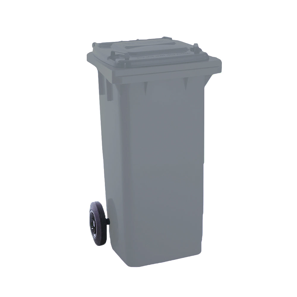 Contentor 120L Plástico 2 Rodas Cinza c/ Tampa Cinza