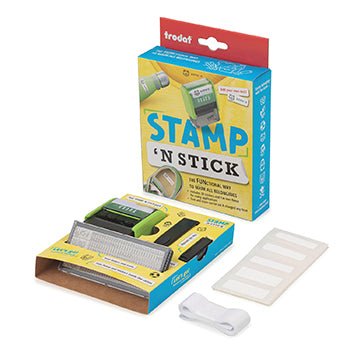 Carimbo Objetos Personalizável Stamp & Stick Trodat Pack