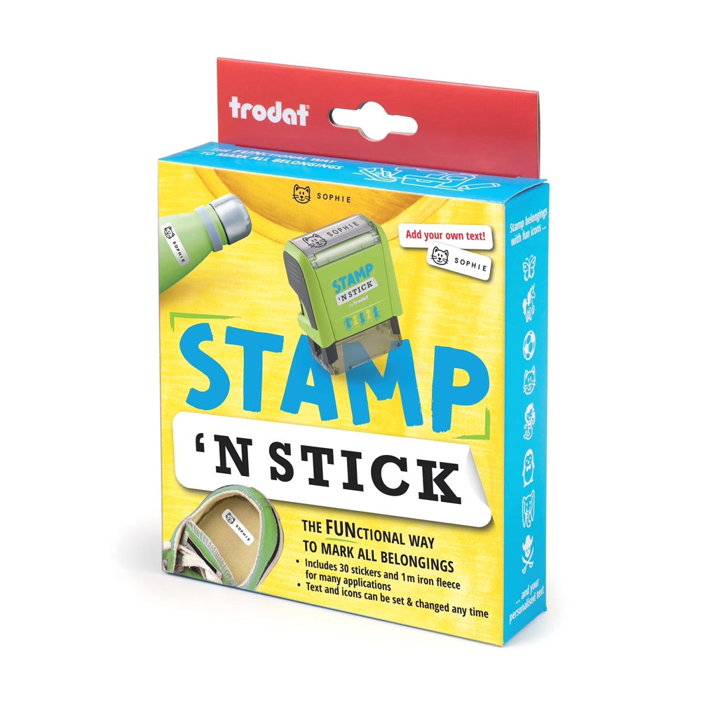 Carimbo Objetos Personalizável Stamp & Stick Trodat Pack