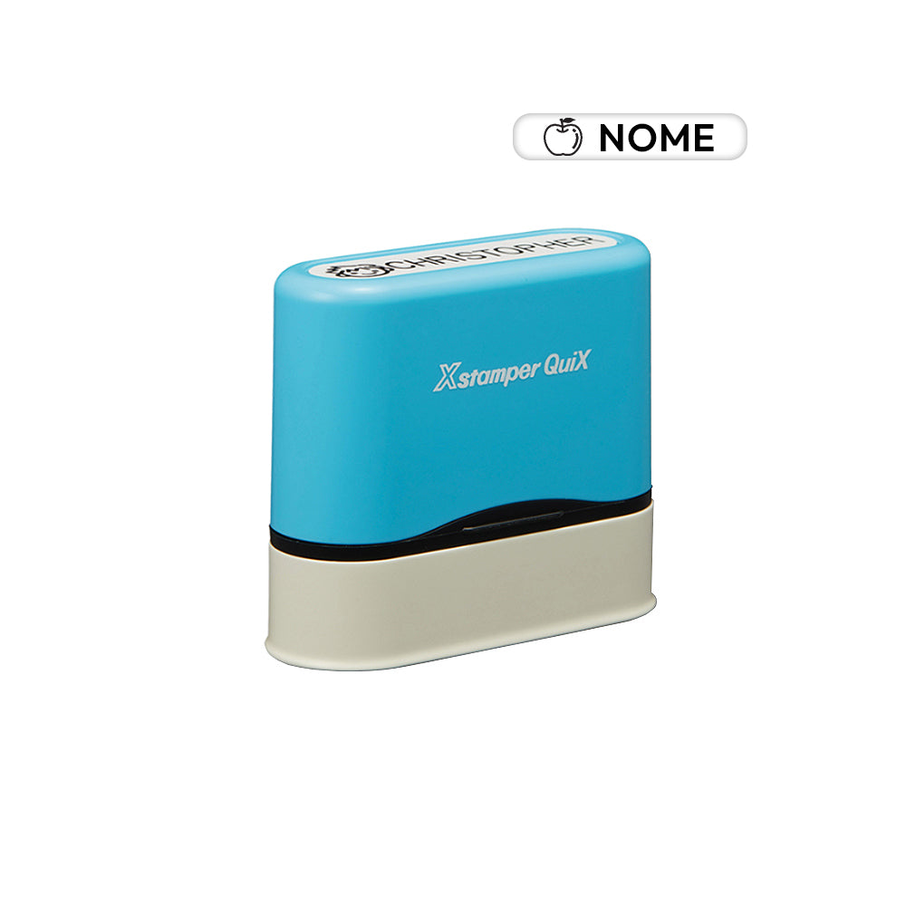 Carimbo Objetos PERSONALIZÁVEL Name Stamp Pack Azul