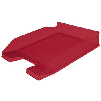 Tabuleiro Secretária Transparente Vermelho