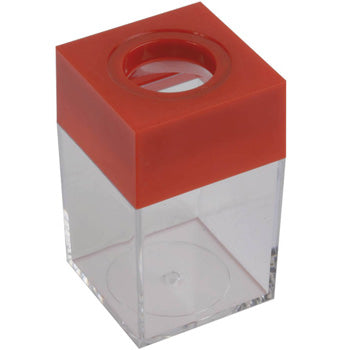 Porta Clips Magnético Quadrado Vermelho