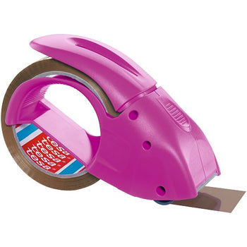 Desenrolador Punho Fita 50mm + 1 Rolo 50mmx66m Rosa