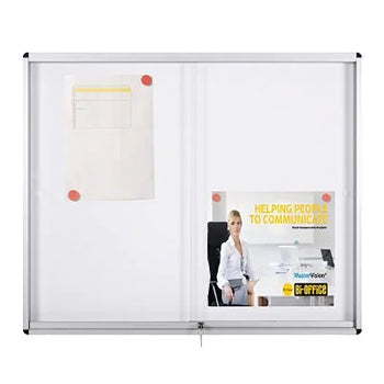 Vitrine 1146x967mm de Interior Portas Correr Fundo Magnético