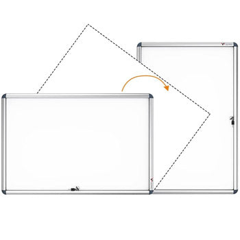 Vitrine 720x674mm de Interior Oval Fundo Magnético