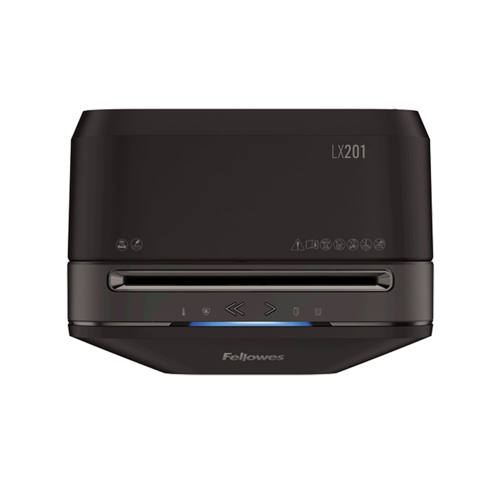 Destruidora Particulas 2x12mm Fellowes LX201 Preta P5 12Fls
