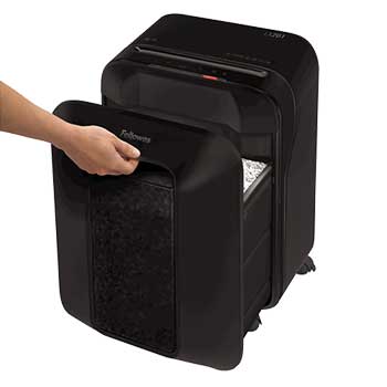 Destruidora Particulas 2x12mm Fellowes LX201 Preta P5 12Fls