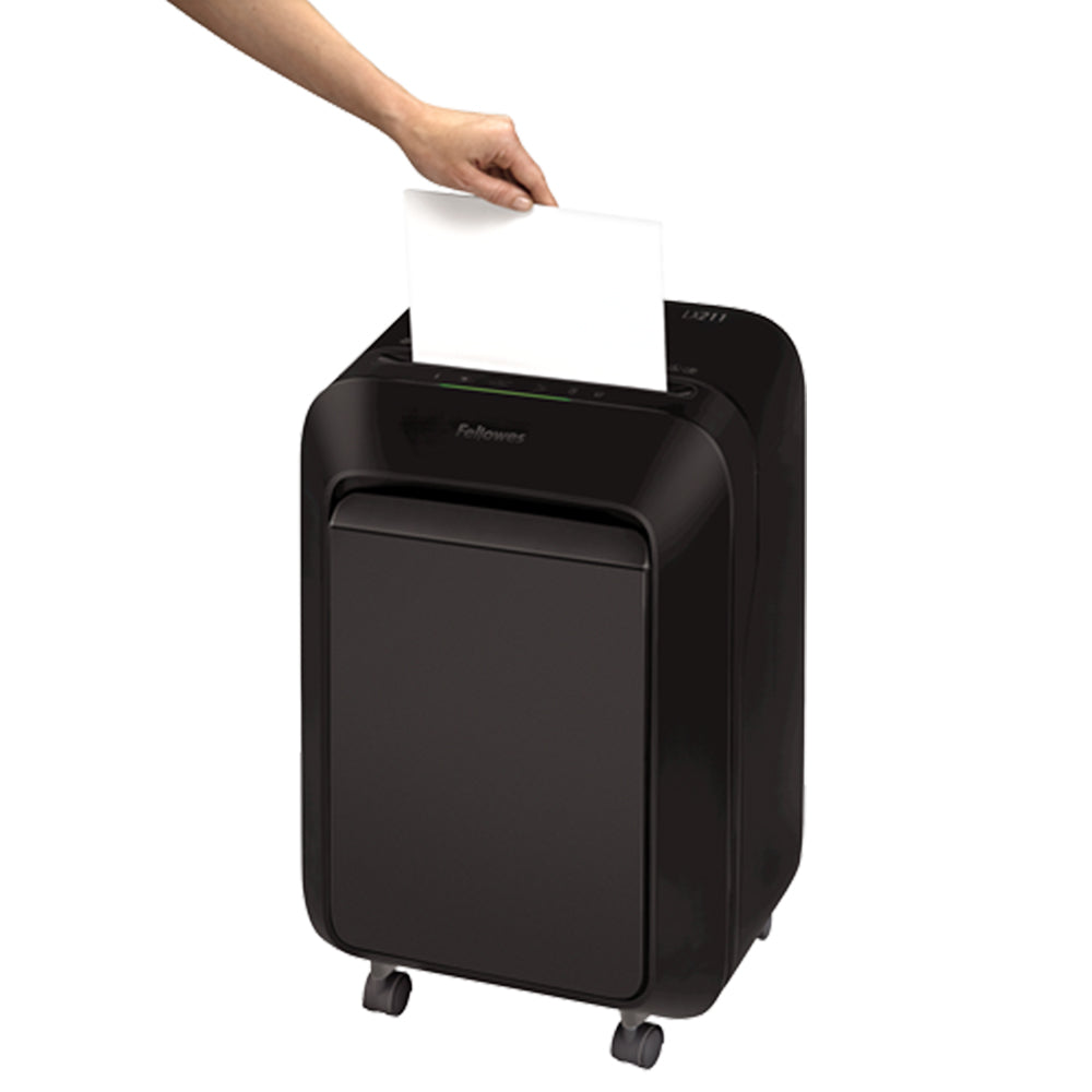 Destruidora Particulas 2x12mm Fellowes LX211 Preta P5 15Fls