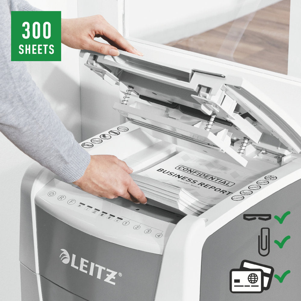 Destruidora Particulas 2x15mm Leitz IQ Auto 300 P5 300Fls