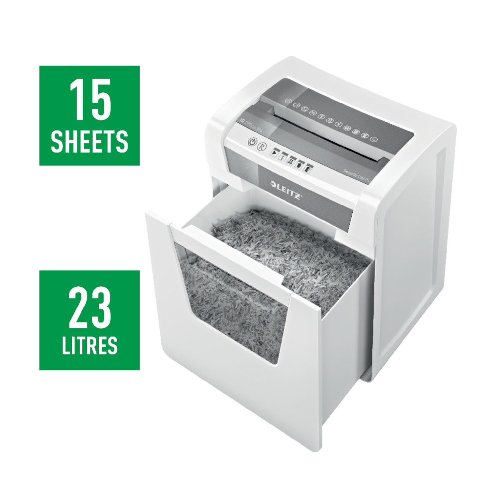 Destruidora Particulas 4x40mm Leitz IQ Office P4 15Fls